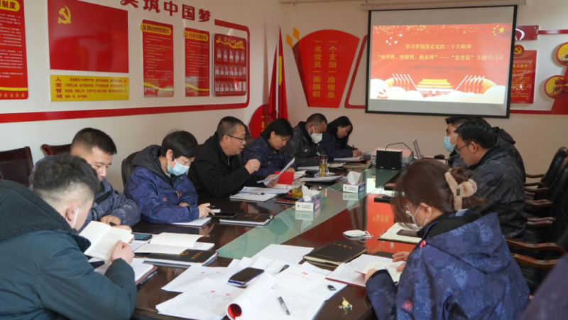 物產(chǎn)汽貿(mào)黨支部召開“知學理、悟原理、踐真理” ——黨章篇”專題學習會